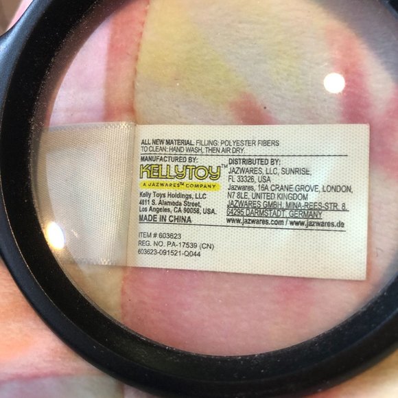 Squishmallows Kellytoy "Carmella" Tie Dye Toucan Squishdate 11/8/2021 13" Tall - Picture 9 of 12